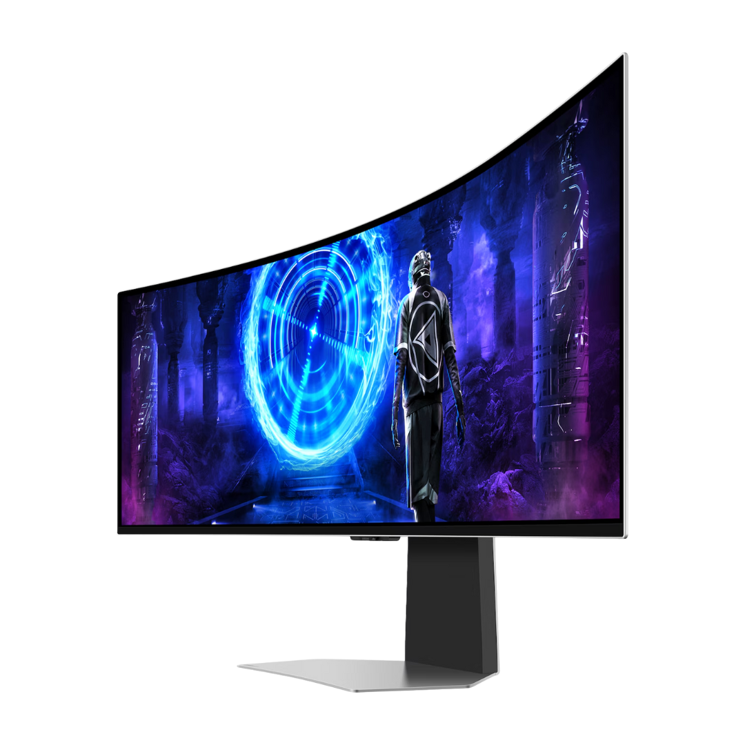SAMSUNG Moniteur Curved Smart gaming Odyssey OLED G9 DQHD 49'' 32:9 1800R OLED Glare Free 240Hz 12M
